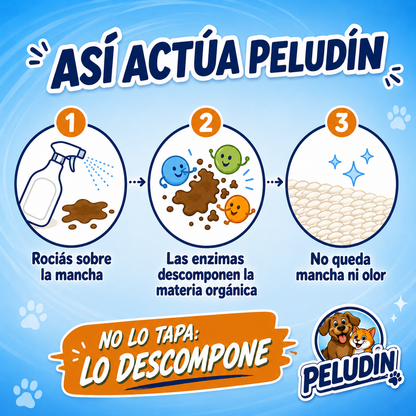 Peludín | Eliminador de Manchas y Olores
